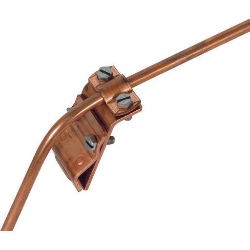 DEHN - Anschlussklemme für Blitzschutz Dachrinnenklemme DRKZS7.10W13.25CU Cu f.Wulst 13-25mm