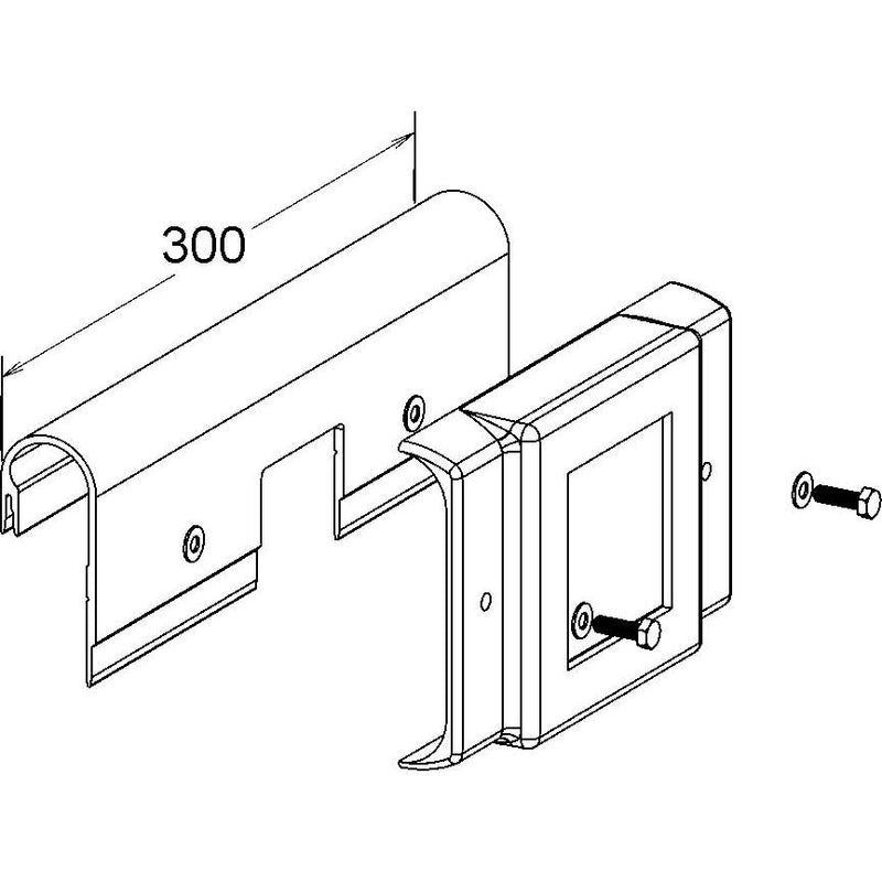 Niedax - Handlaufsystem GFK-Leuchtenträger PR-MC 22 BA