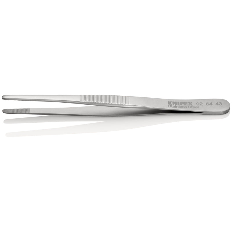 Knipex - Pinzette Präzisions-Pinzette 92 64 43 stumpfe Form, 120mm