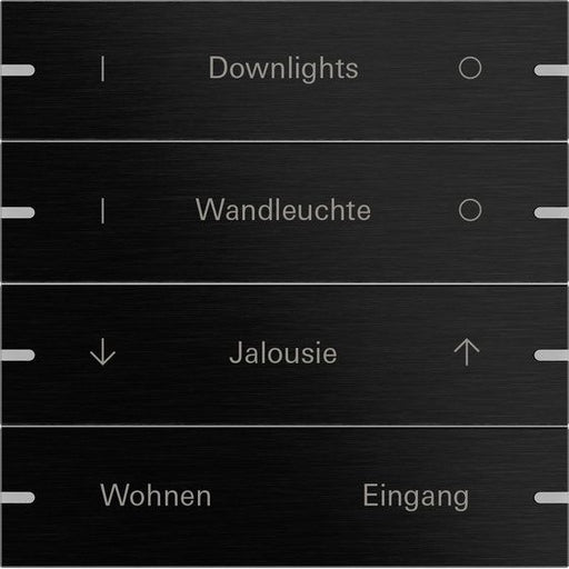 Gira - Bussystem-Tastwippe Wippenset 4-fach 5034126 Tastsens.4 TS4 Alu