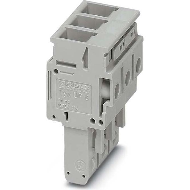 Phoenix Contact - Reihenklemmen-Steckadapter Stecker UP 6/ 3 − 50 Stück