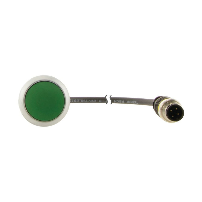 Eaton - Drucktaster, Komplettgerät Drucktaste flach tastend C22-D-G-K10-P3 1S 4polig 0.5m grün