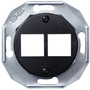 Elso - Einsatz/Abdeckung für Kommunikationstechnik IAE/UAE-Einsatz WDE011703 sw,RJ458(8)/8(8)