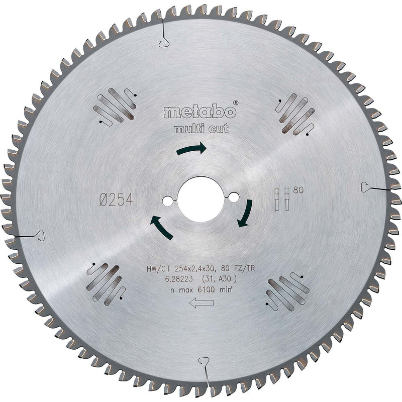 Metabowerke - Kreissägeblatt 628223000 HW/CT 254x30,80