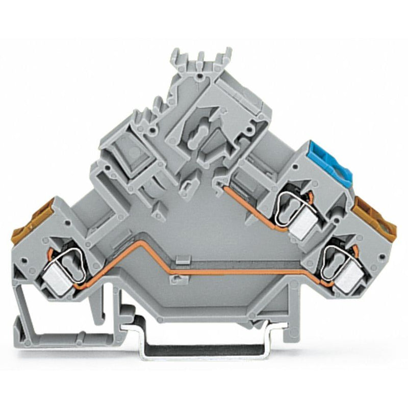 WAGO - Initiator/Aktor-Reihenklemme Aktorenklemme 280-562 0,08-2,5mmq grau − 50 Stück
