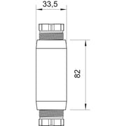 OBO Bettermann - Verbindungs-/Übergangsmuffe Kabelverbindungsmuffe 117 5x6 m.Klemmeneins. − 5 Stück