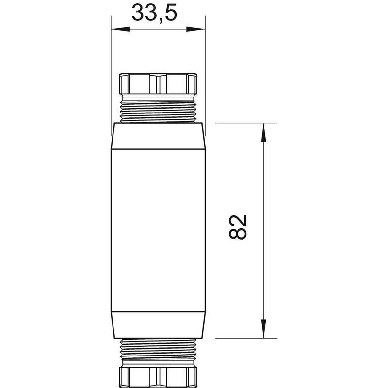 OBO Bettermann - Verbindungs-/Übergangsmuffe Kabelverbindungsmuffe 117 5x6 m.Klemmeneins. − 5 Stück