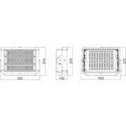 Ledvance - Downlight/Strahler/Flutlicht LED-Scheinwerfer ECOHPFL300W857N41100 5700K