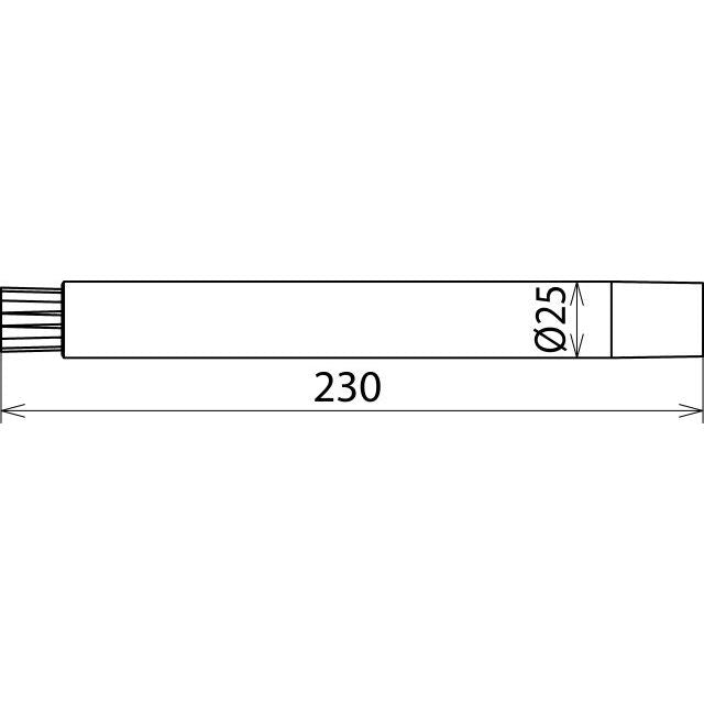 DEHN - Zubehör/Ersatzteile für Sicherheitsgeräte Runddüse RD 25 P NS m.Pinsel D 25 mm
