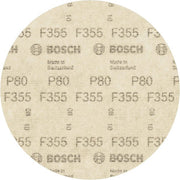 Bosch - Schleifpapier/Schleifvlies PRO F355 Schleifblatt, 115 2608605497 mm, 80, 10-tlg