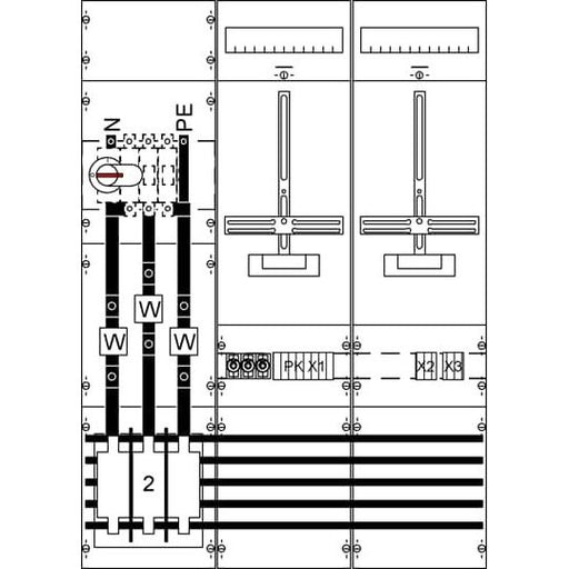 Striebel&John - Zählerfeld Mess- u. Wandlerfeld KA4228 kpl.H3/B3