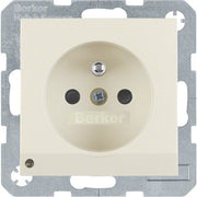 Berker - Steckdose ws/gl 6765108982 m.Schutzkontaktstift