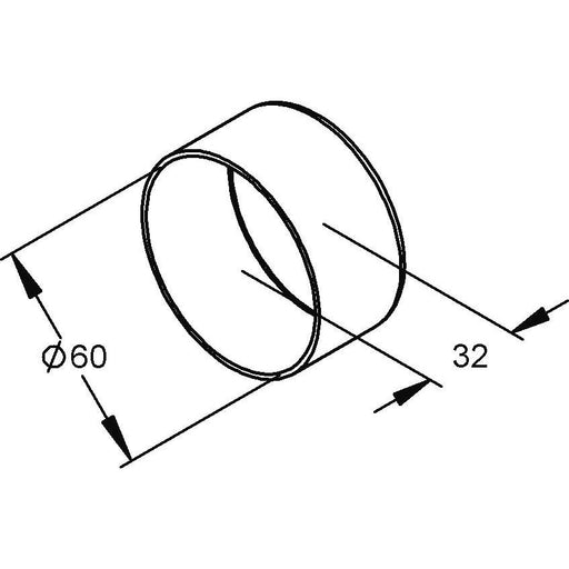 Rico - Endtülle für Installationsrohre Schutzkappe 151V9-B gelb − 1 Stück by Rico
