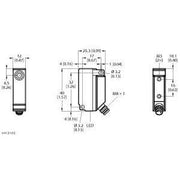 Turck - Induktiver Näherungsschalter Sensor BI5U-Q12-AP6X2-V1131 induktiv − 1 Stück