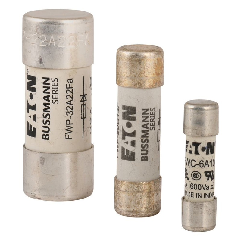 Eaton - Zylindrische Sicherung Sicherungseinsatz Nieders. CYL GG 22,#C22G6S 6A AC 690V 80kA − 10 Stück