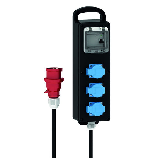 Bals Elektrotech - CEE-Steckdosen-Kombination (IEC 60309) Blockverteiler Vollgummi 5321 P44