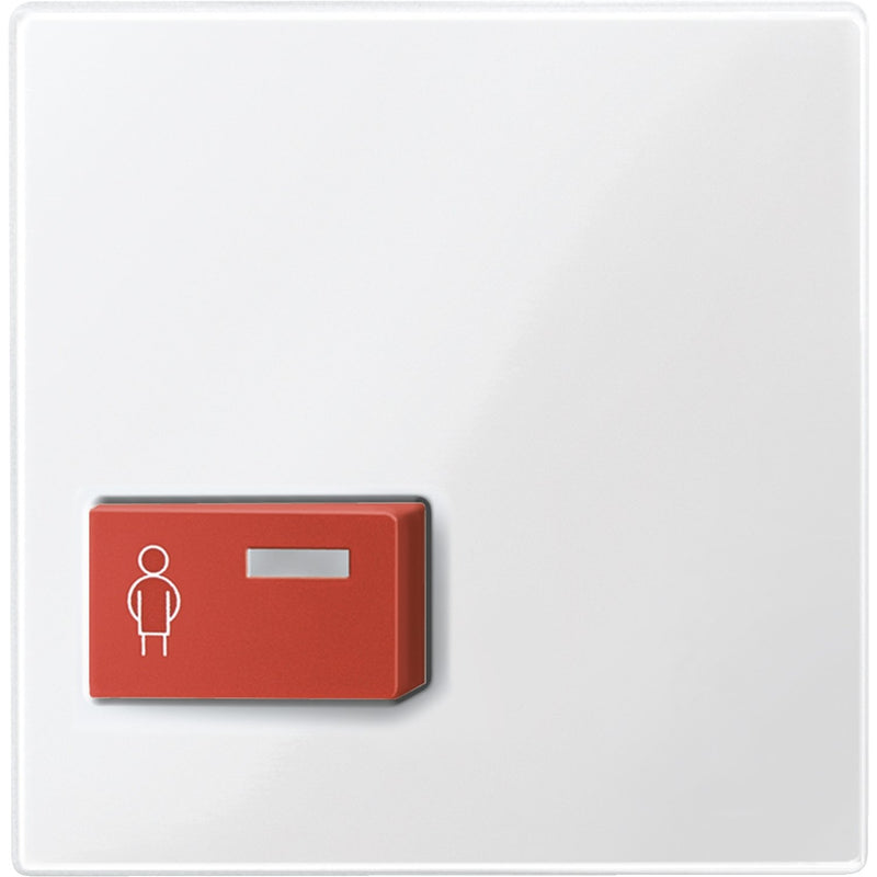 Merten - Zentralelement Klinikinstallation Zentralplatte pws/gl 450419 für Ruftaster