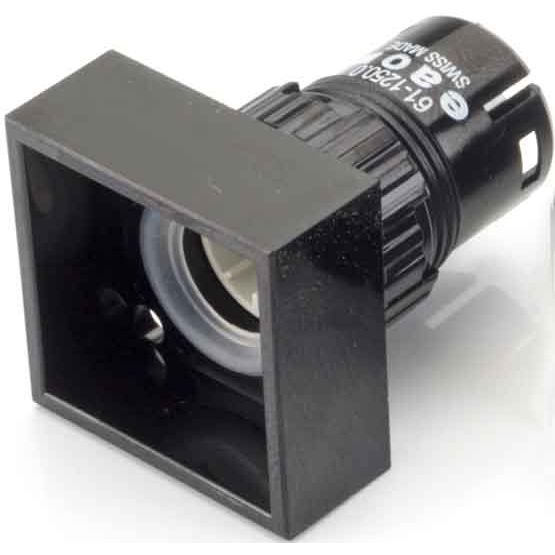 Eao - Frontelement für Drucktaster Leuchtdrucktasten-Vorsatz 61-1150.0 I, 24x24