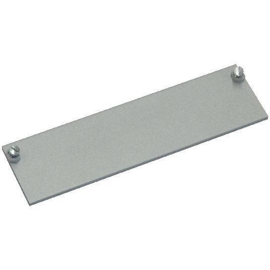 Dätwyler IT Infra - Zubehör/Ersatzteile für modulares Anschlusssystem Blindabdeckplatte 3HE/7TE 185718 Alu/si eloxiert