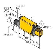 Turck - Lichtleitersensor/Lichtleiterverstärker Lichtleiter-Sensor SM312FVGQD für Glaslichtleiter