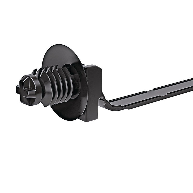 HellermannTyton - Kabelbinder Befestigungsbinder 1tlg. 157-00019(100) schwarz − 100 Stück