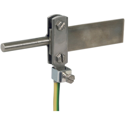 DEHN - Erdanschlussklemme Anschlussklemme Niro AK RPA V2A f.Rd 8-10 /Fl 30