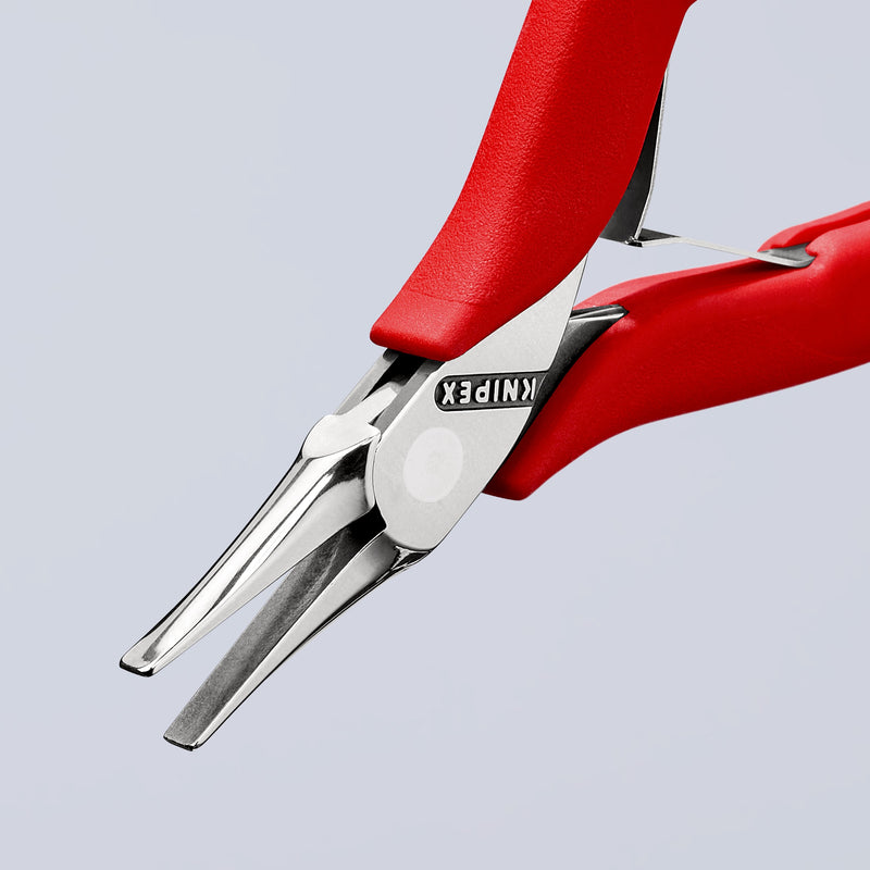 Knipex - Flachzange Elektronik-Greifzange 35 11 115 spiegelpoliert,115mm