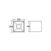 Brumberg Leuchten - Decken-/Wandleuchte LED-Anbaudownlight 42644174 4000K