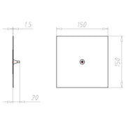 Kaiser - Zubehör/Ersatzteile für Dose/Gehäuse für Montage in der Wand/Decke Leitungsmanschette 9059-44 D=4-8mm