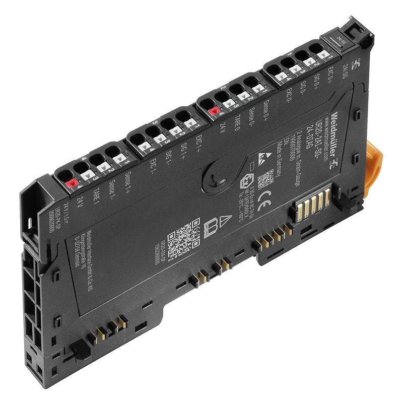 Weidmüller - Feldbus, Dez. Peripherie - Analoges/dig. Ein-/Ausgangs-Modul Remote-IO-Modul UR20-2AI-SG-24-DIAG IP20, Analogsignale