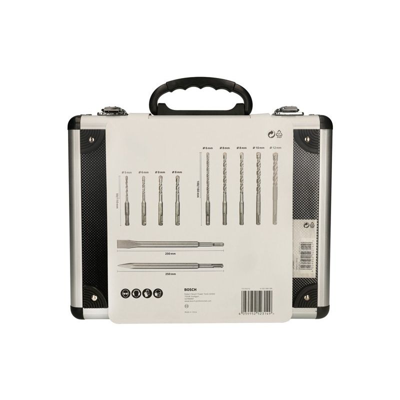 Bosch - Werkzeugset 11-tlg. Meißel- und 2608579916 Hammerbohrer-Set SDS