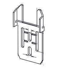 Somfy - Zubehör/Ersatzteile für Tor-/Rollladenantriebe Halteplatte 9701530 − 1 Stück