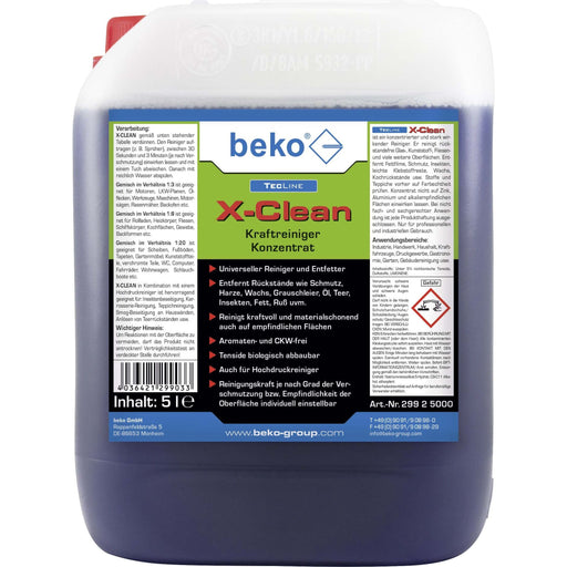 Beko - Lösungsmittel X-Clean Konzentrat 29925000 5L TecLine − 1 Packung by Beko
