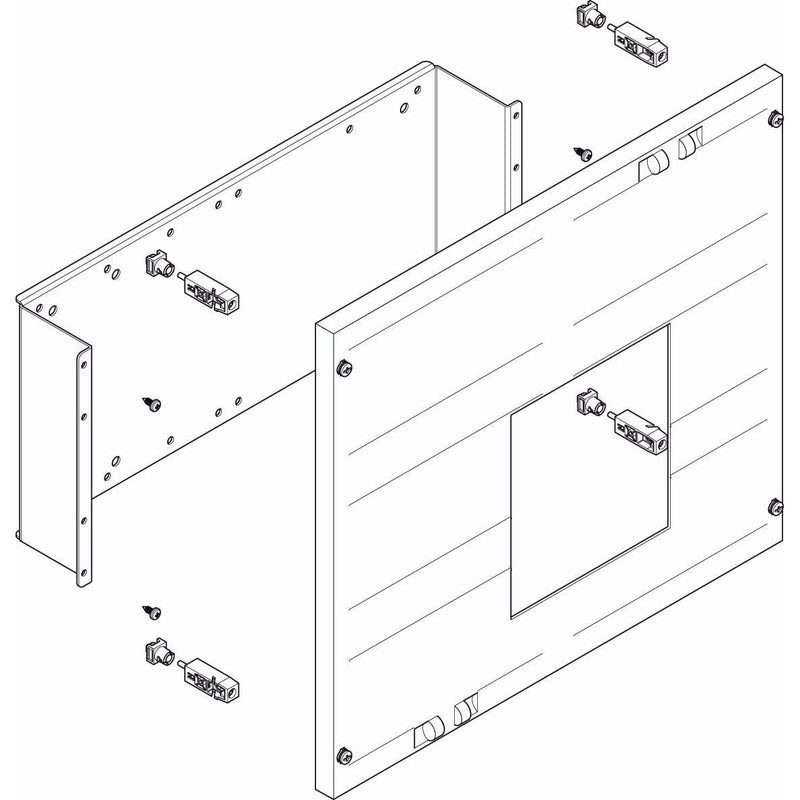 ABN - Verteilerfeld für Installationsverteiler ESPRO-Modul MF23260 flach BxH:500x450mm