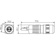 Weidmüller - LWL-Steckverbinder LWL LC Set Singlemode IE-PS-V04P-2LC-SM LC Duplex SM − 10 Stück