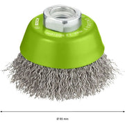 Bosch - Rotierende Drahtbürste PRO Stainless Steel clean 2608622061 Topfbürste 65 x 0,3