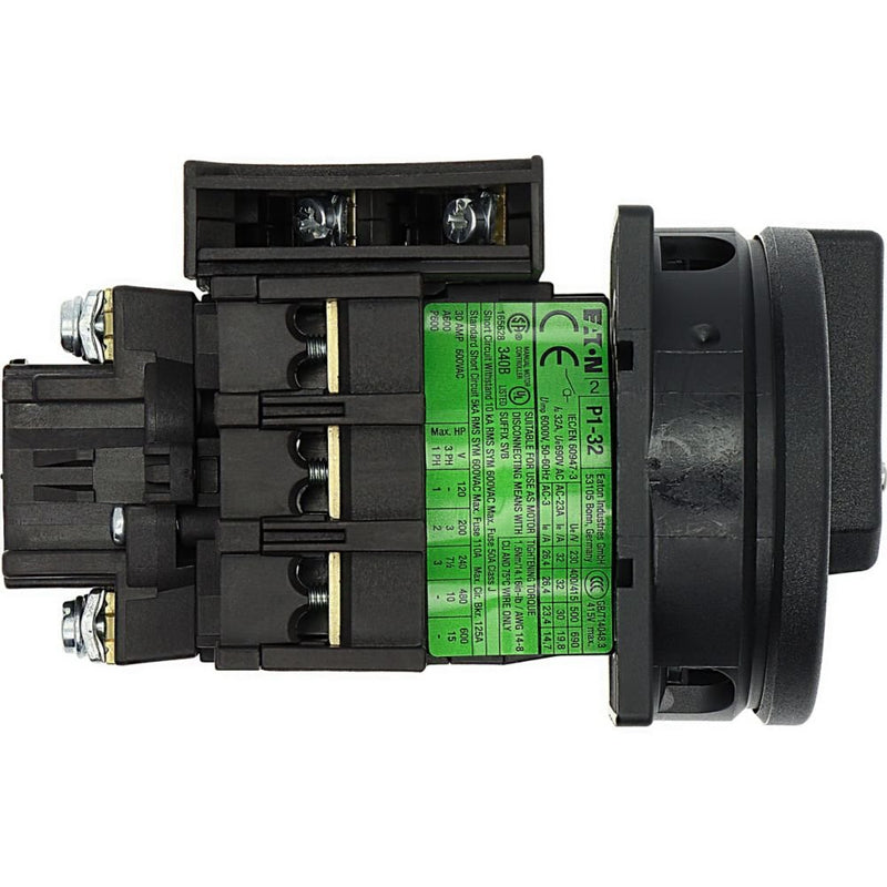 Eaton - Lasttrennschalter Hauptschalter P1-32/EA/SVB-SW/HI11 Einbau/sw/1S1Ö