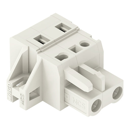 WAGO - Kabelsteckverbinder für Leiterplattensteckverbinder 1-Leiter-Federleiste 721-202/031-000 CAGECLAMP 2,5mm²,lgr − 50 Stück
