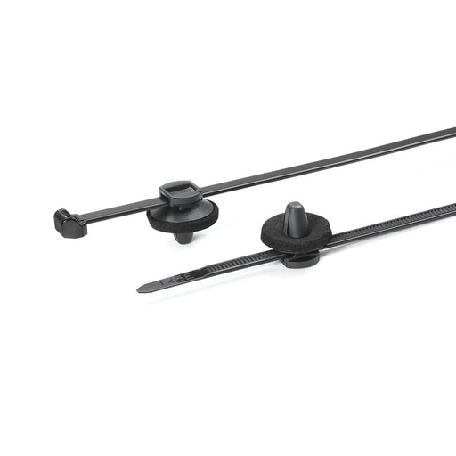 HellermannTyton - Kabelbinder Befestigungsbinder 150-93100(500) 200x4,6 schwarz − 500 Stück