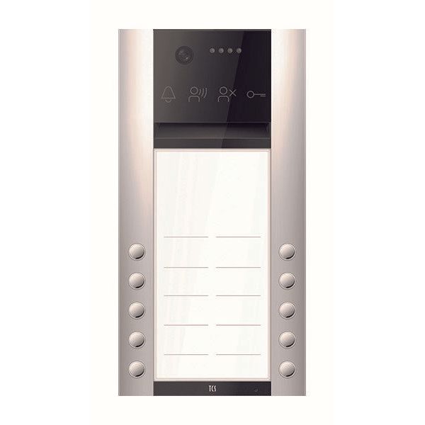 TCS Tür Control - Türstation für Türkommunikation IP-Video-Außenstation AVA420210-0010 10 Klingelta (R/L)