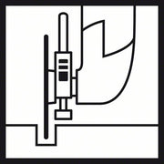 Bosch - Adapter für Maschinenspannzeuge Tiefenstopp 2609256C62 Expert