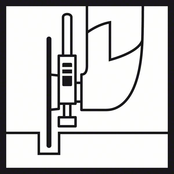 Bosch - Adapter für Maschinenspannzeuge Tiefenstopp 2609256C62 Expert