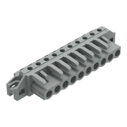 WAGO - Leiterplattensteckverbinder THT-Federleiste abgewink. 232-240/031-000 Rastermaß 5mm,grau − 25 Stück