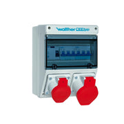 Walther Werke - CEE-Steckdosen-Kombination (IEC 60309) Steckdosekombination 6923015 Kunststoff, 40A