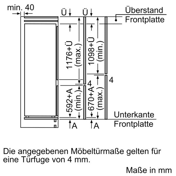Bosch - Kühl-/Gefrierkombination EB-Kühl/Gefrierkombi KIV87NSE0 Serie2
