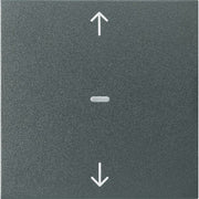 Berker - Abdeckung/Bedienelement für Installationsschalterprogramme Abdeckung Tastsensor-Modul 80961285 1-fach anthrazit