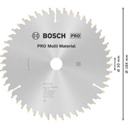 Bosch - Kreissägeblatt PRO Multi Material 2608640506 Kreissägeblatt 184 x