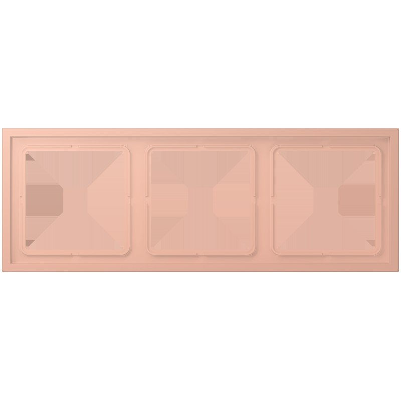 Jung - Abdeckrahmen Rahmen 3-fach LCZ 983 BF 231 rose clair