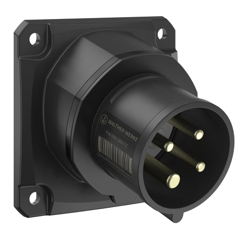 Walther Werke - CEE-Gerätestecker (IEC 60309) CEE NEO Anbaugerätestecker FW713405CC schräg 16A 4P 5h − 5 Stück