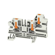 Weidmüller - Durchgangs-Reihenklemme AL3C 4 LTGY − 50 Stück